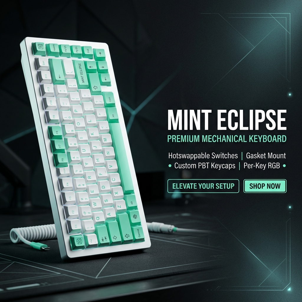 프리미엄 기계식 키보드 배너